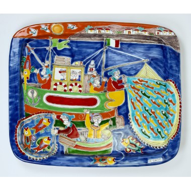 Rectangular Tray Fishermen DS VSS36DS-03 Rectangular Tray Fishermen DS VSS36DS-03